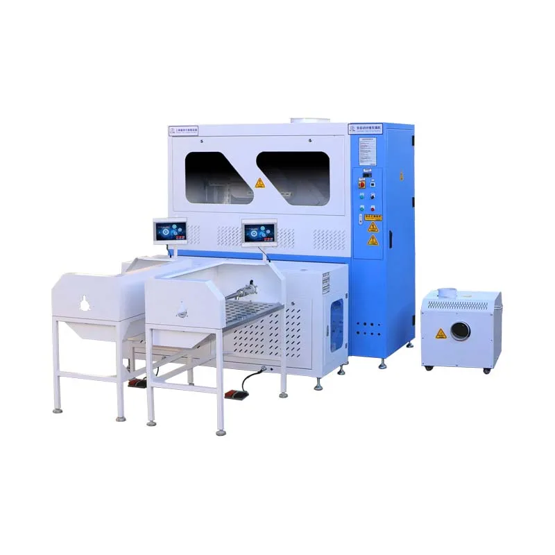 High Efficiency Fuda 8T6D Double Nozzles Automatic Down Sweater Duvet Polyester Staple Fiber Filling Machine