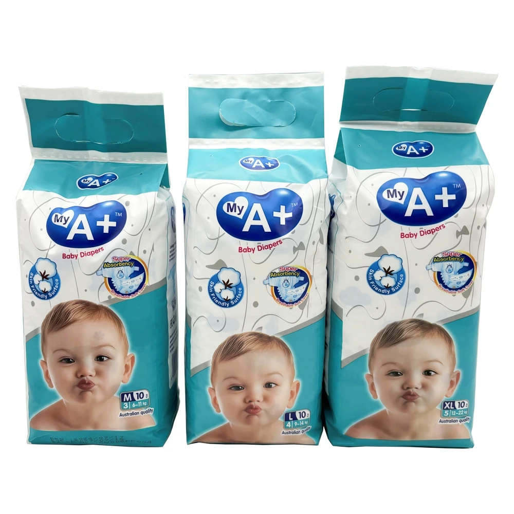 My A+ Swaddlers Diapers for Newborns 10 Count ultra thin Material for Wholesale