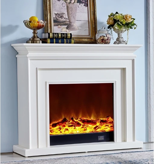Factory Wooden Fireplace Premium Handcrafted Traditional Wooden Fireplace with Elegant Carvings and Durable Finish