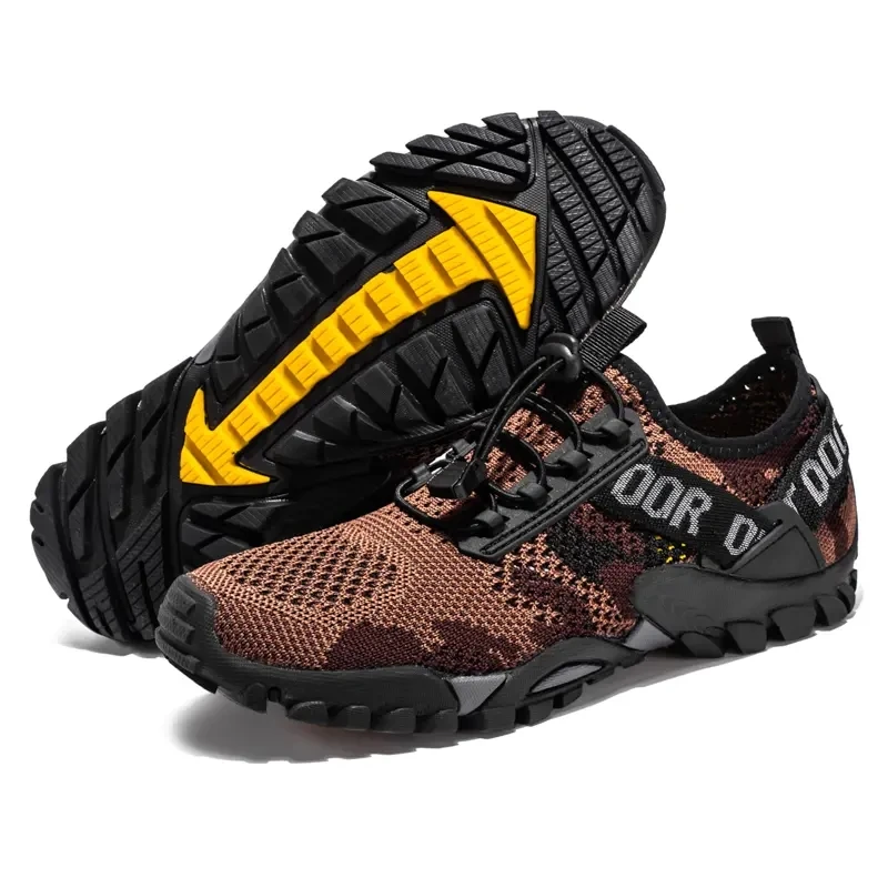 OEM ODM Outdoor Mountain Climbing Trekking Non Slip Custom Hiking Shoes Men