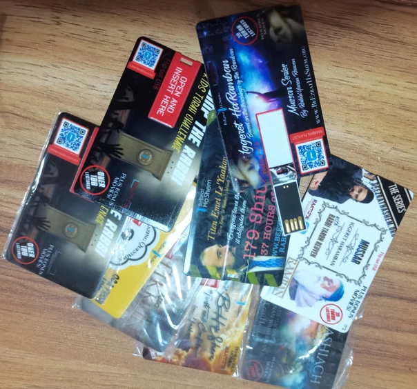 Promotional 64MB 1GB 8GB all kinds of shape of USB card in tin box packaging as marketing gifts