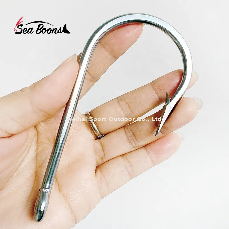 Wholesale Strong Stainless Steel Circle Hooks Big Game Fishing Hooks 7691 Southern And Tuna Fishing Hooks