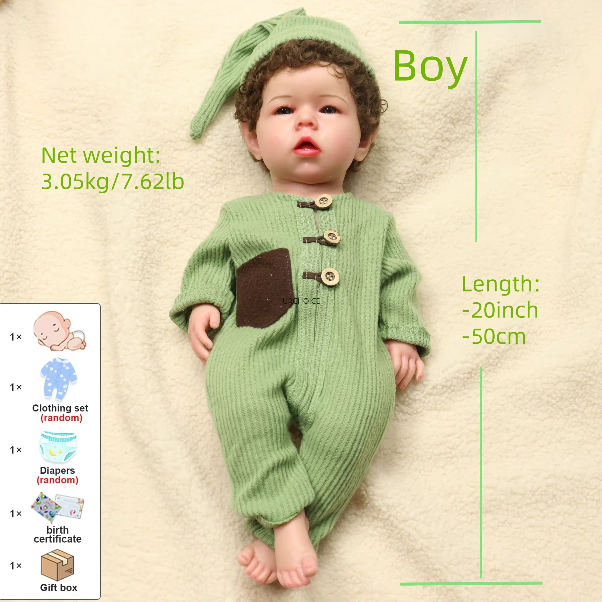 Cheap Factory Price Silicone Lifelike Baby Doll Simulation Girl Reborn Boy Dolls for Sale