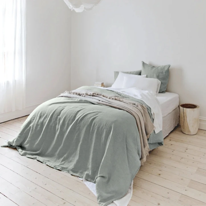 LZ 25% off linen duvet cover french flax 100% linen fitted sheet stone washed flax pure french linen bedding bed sheets sets