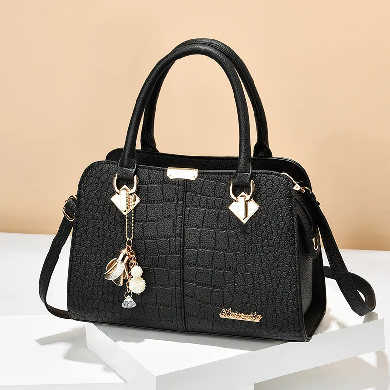 Women Luxury Designer Handbags Pu Leather Metal Logo Tote Customized Handbags Buy Handbags For Women