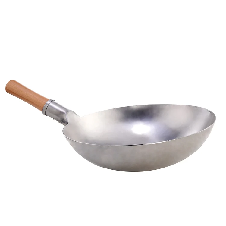 Chinese Wok Chino Pot Set Non Stick wok Healthy Uncoated Without Rusting Iron Woks Pan