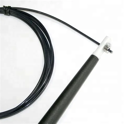 PVC coated cable rope+pp handle professional speed jumping rope