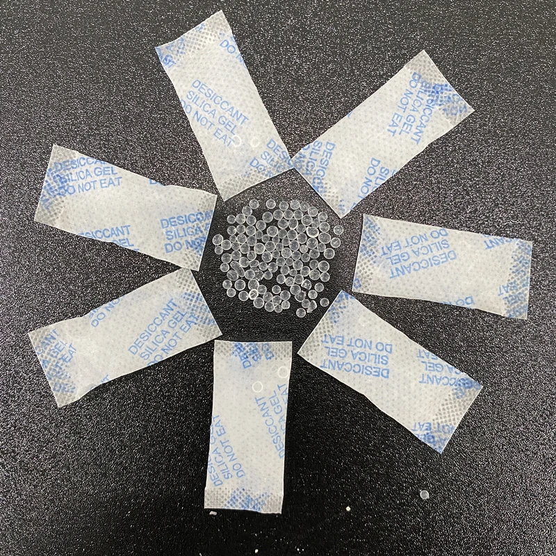 China Supplier Hot Selling silica gel Desiccant 5g 10g 50g silica gel Desiccant Sachet