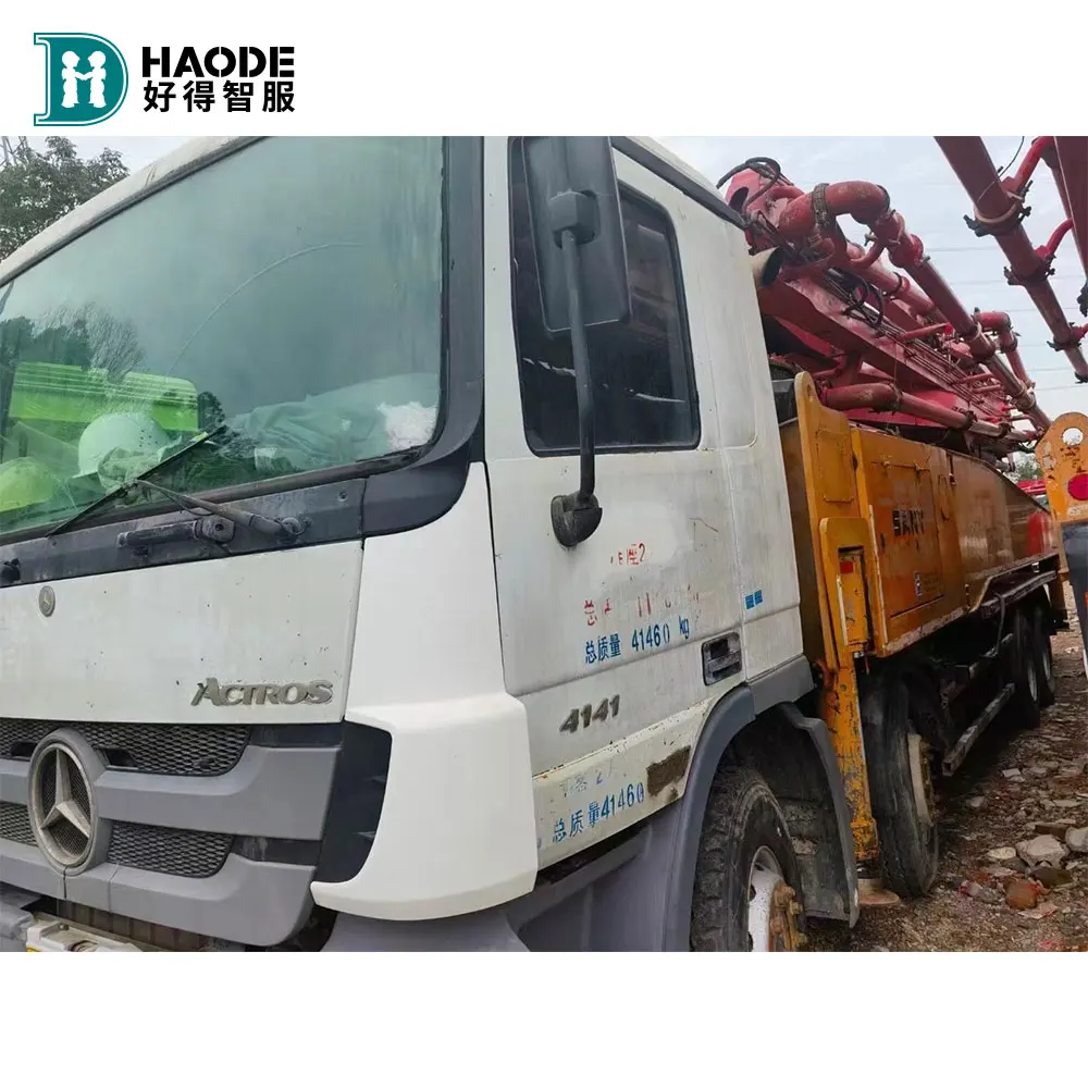 Truck Pump Used SANY Zoomlion Concrete Pump HOT Sale 56 Meter Provided Mini Concrete Pump Diesel 2012