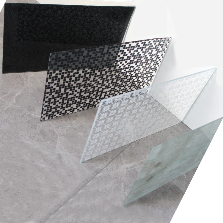 2024 New Custom Pictures Patterns Church Cathedral Arena Customized Pattern Design Tempered Decorative Glass