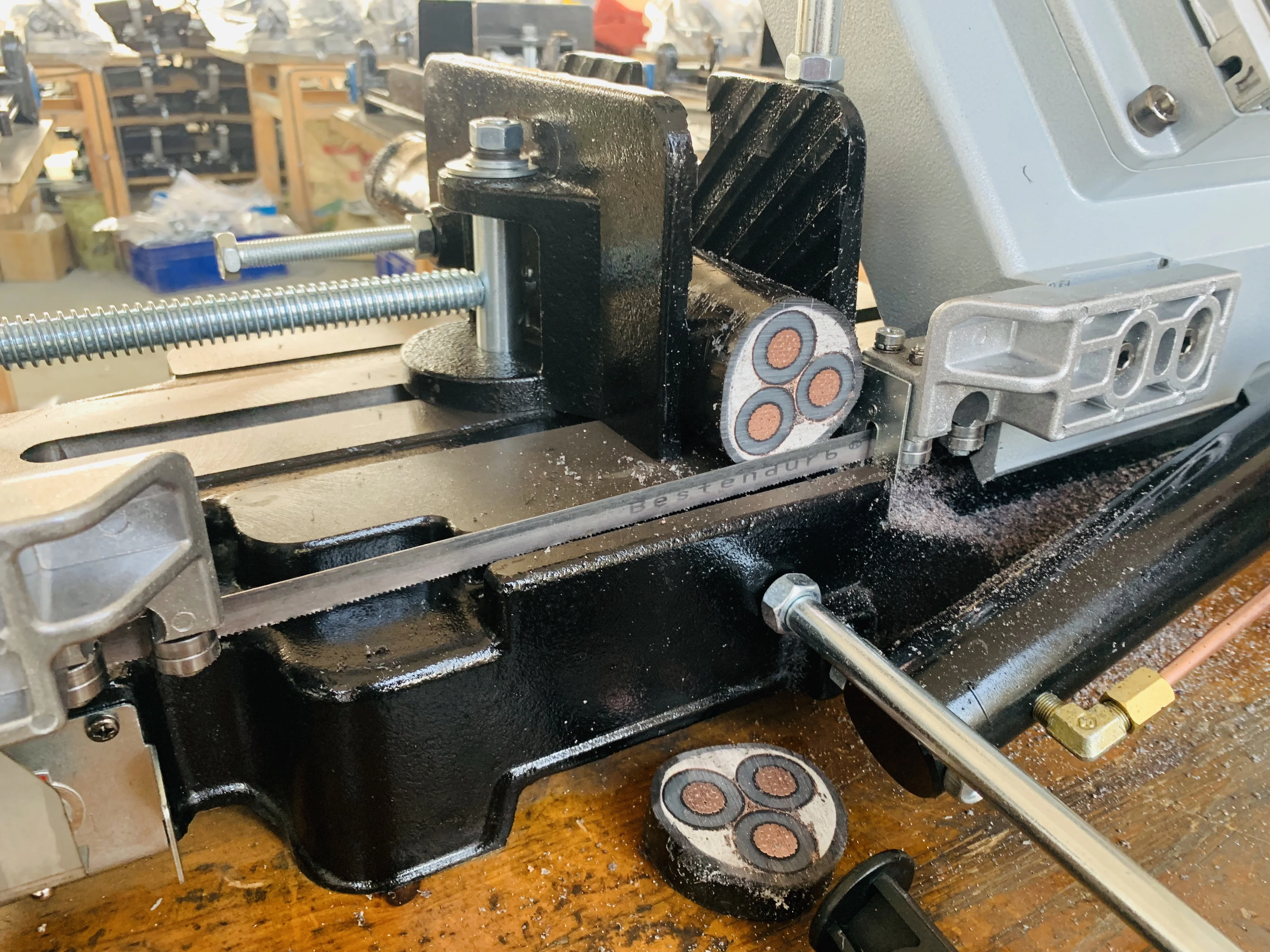 9in thin-wall pipe woodworking table saw metal band saw machine