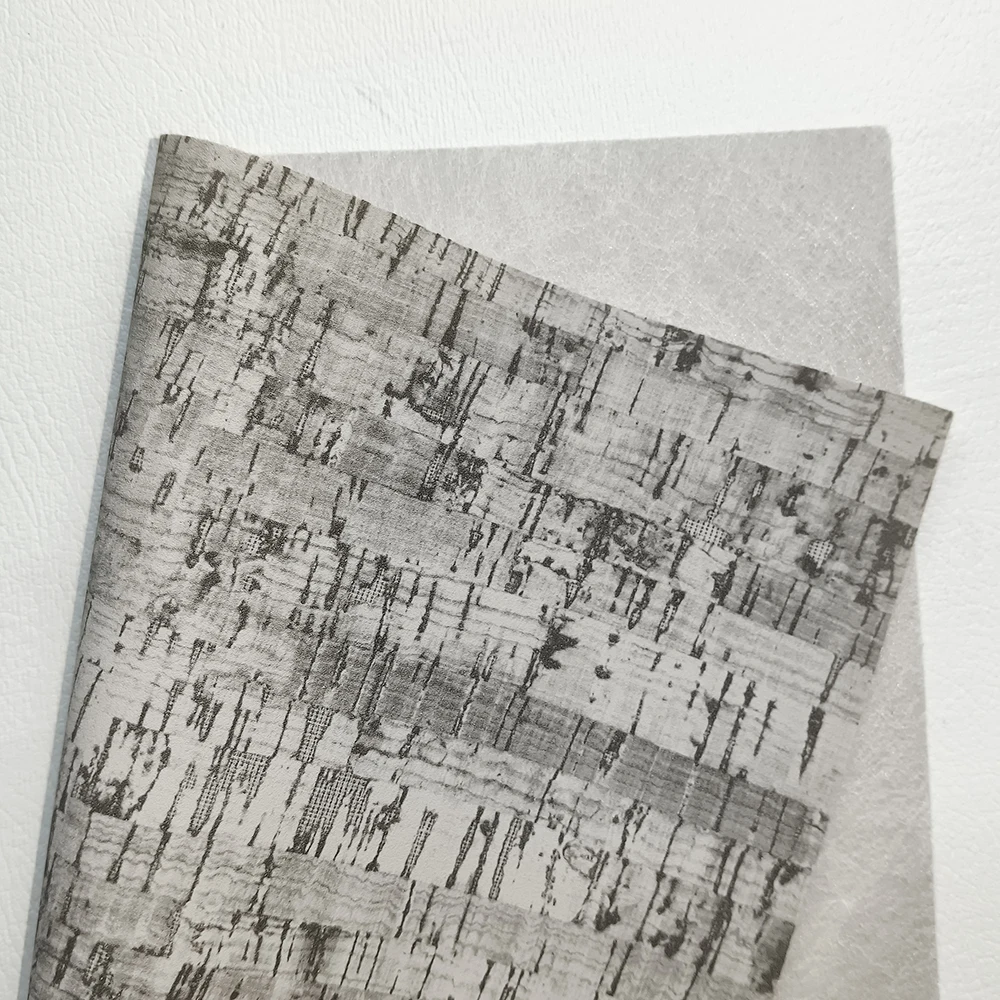 Trade Assutance Portugal Natural PVC Cork Fabric Leather Eco-friendly High Quality Sofa Bag Chair Dress Garment Decorative Car