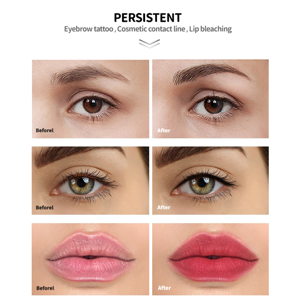 NaturalessOEM ODM Good color retention High-end For Eyebrows Eyes Lips High Quality smp Plant other body art Tattoo Ink