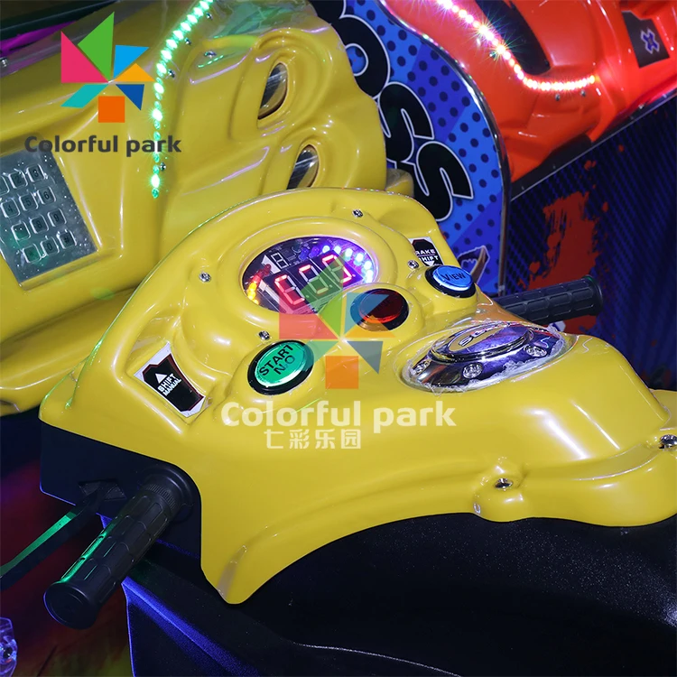 Colorful Park car simulator game machine racing car racing game machine motorcycle arcade