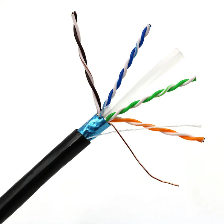 Прямая покупка Китай Waterpoof Высокая витая 4 Пара Открытый кабель Cat6 1000Ft