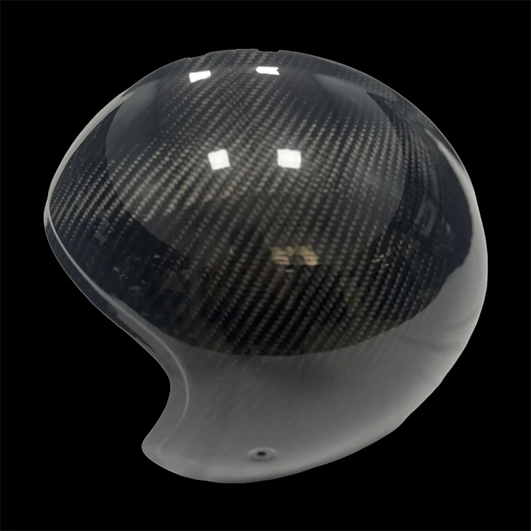 Customizable Lightweight Carbon Fiber Ski Helmet Adjustable Size with Football & Motocross & Flight Features