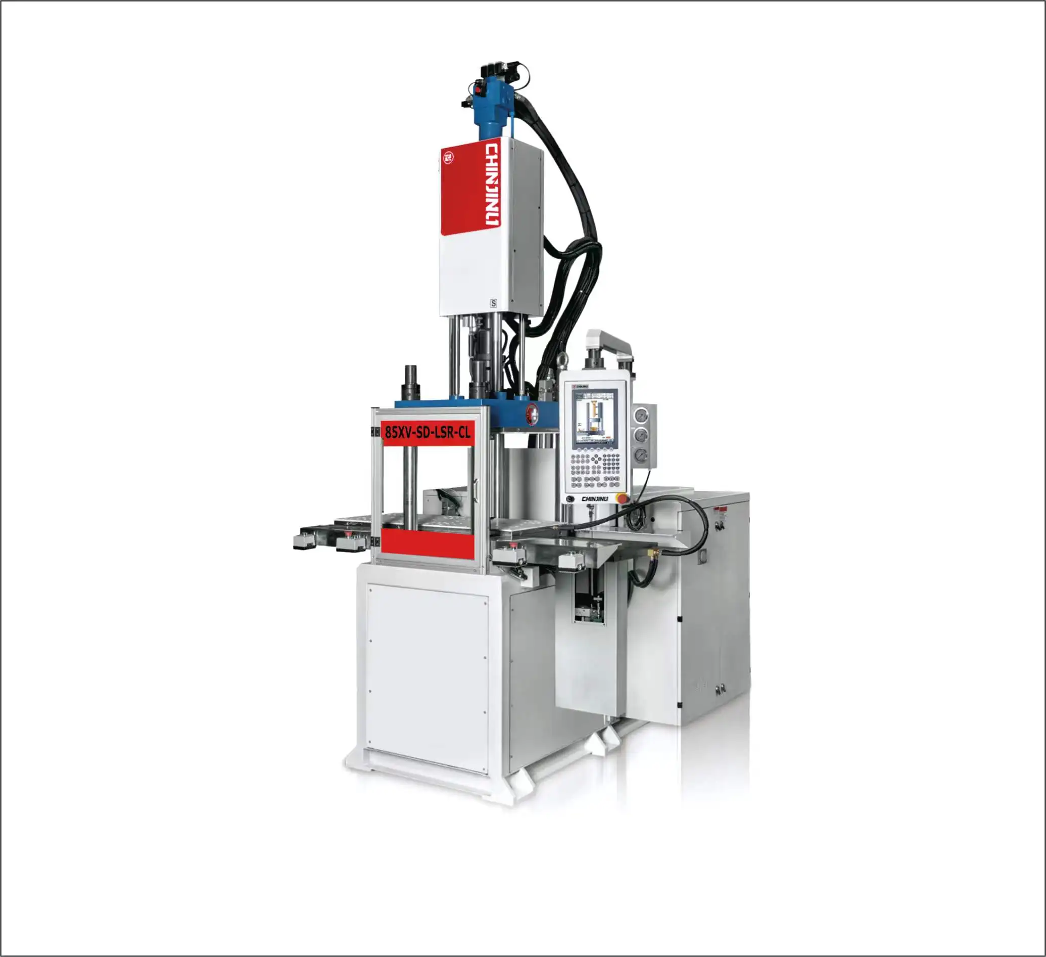 CHINJINLI LSR Liquid Silicone Gel Product Making Machine LSR Vertical Injection Baby Nipple Molding Machine