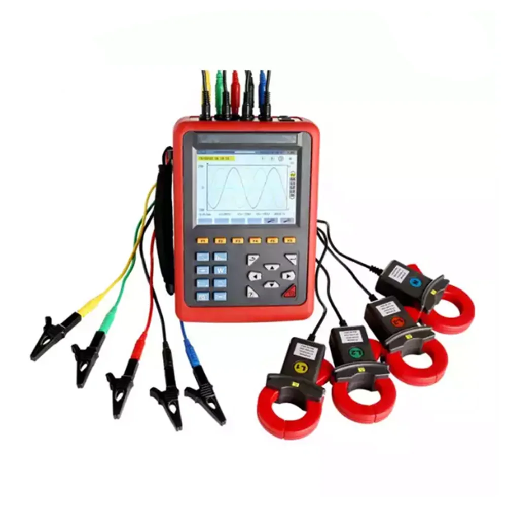 WDND-5000 4 Channel smart power quality meter three phase power quality analyzer with 6000a unit