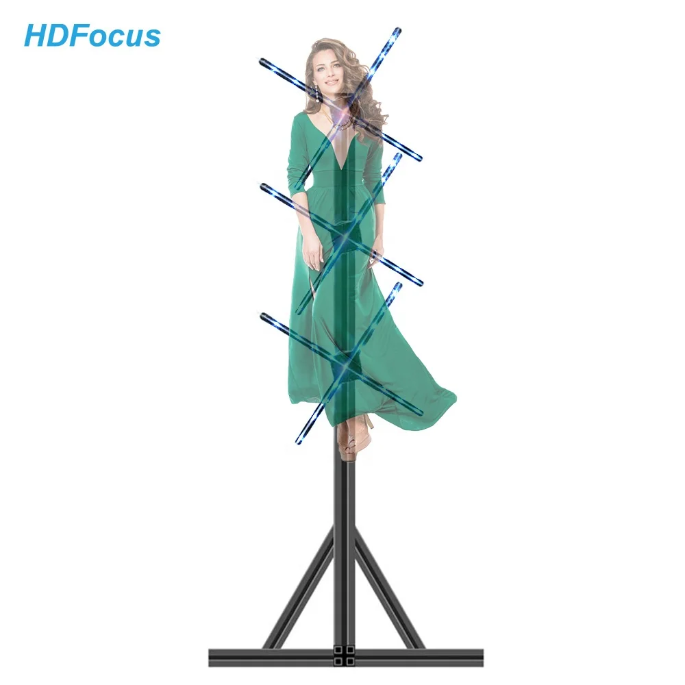 Ologram 3D Hologram Advertising Projector Holographic Fan Wall
