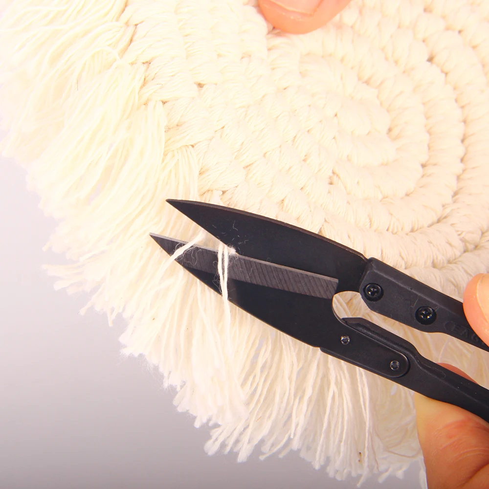 Высококачественные U-образные швейные инструменты из углеродистой стали T10 для вышивки ножницы резак ниток с ручкой