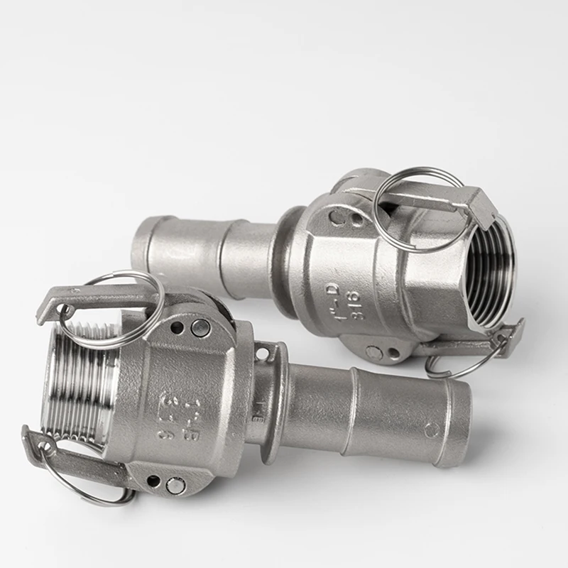 Нержавеющая сталь 304 316 camlock Муфта Мужской F-тип адаптер с наружной резьбой быстрое соединение