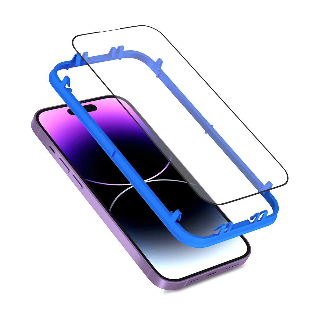For iPhone 14 Automatic Installation Easy To Install Screen Protector With Easy Applicator