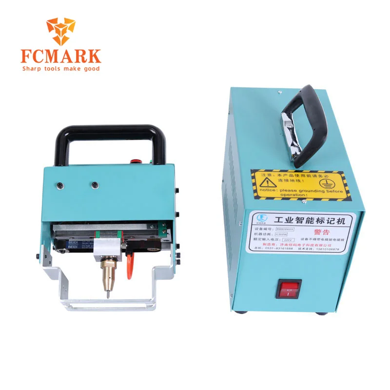 30*80mm Factory Price Handheld Steel Nameplate Vin Chassis Number Dot Peen Metal Engraving Machinery Marking Machine