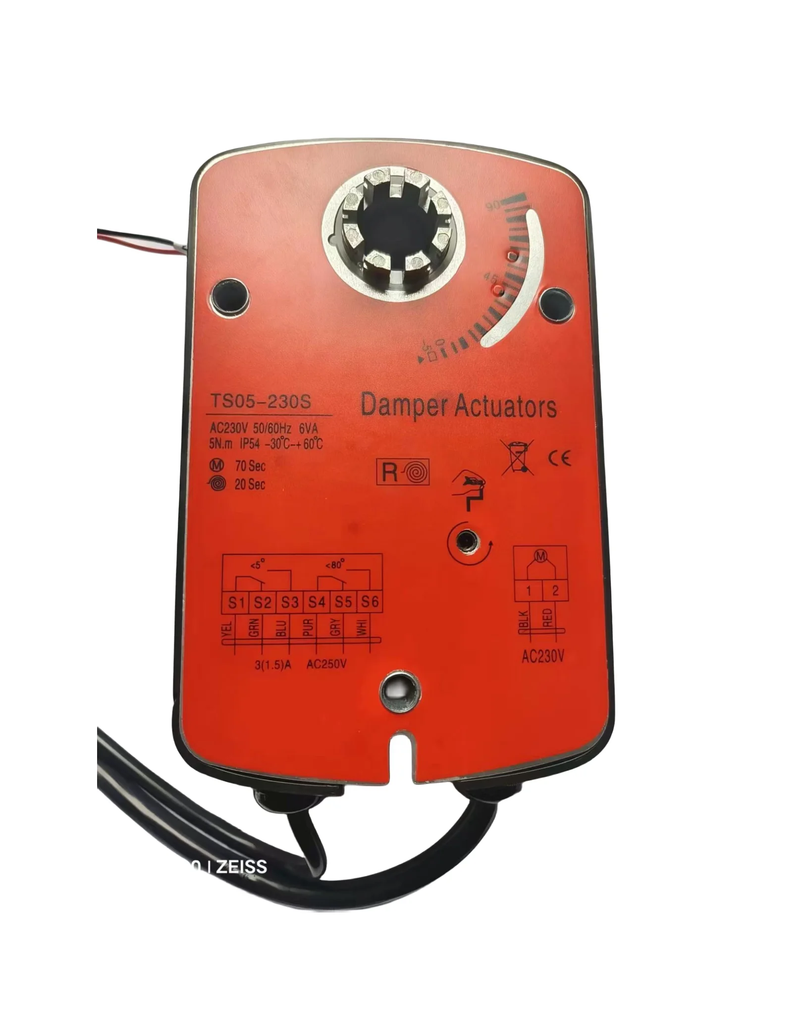 Fast Running Modulating damper actuator SNY-8NF24V-M SNY-16NF24V-M SNY-25NF24V-M