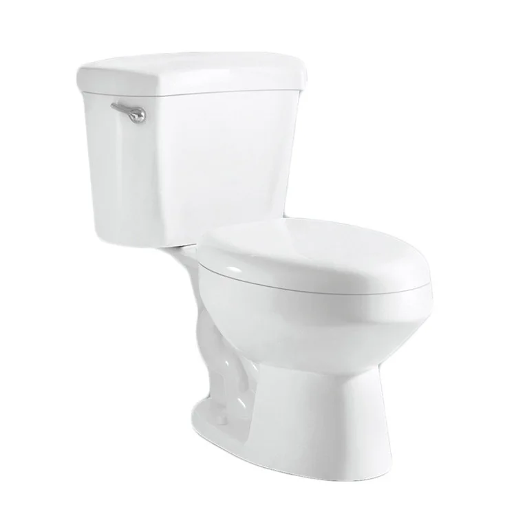 Medyag Cheap Siphon Jet Flushing Inodoro 0.92 1.28 gpf Elongated Single Side Two Piece Ceramic Floor Toilet Bowl