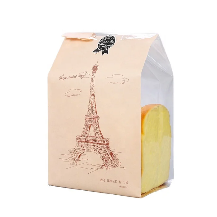 Manufacturing Custom Greaseproof Glassine Wax Packaging Paper Bag For Sandwich Cookie Pastry Food Snack