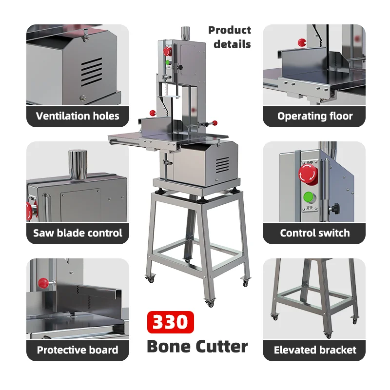 Electric Goat  Cow Pig Bone Machine Saw  Heavy Duty Meat Cutting Machine Bone Saw Machine