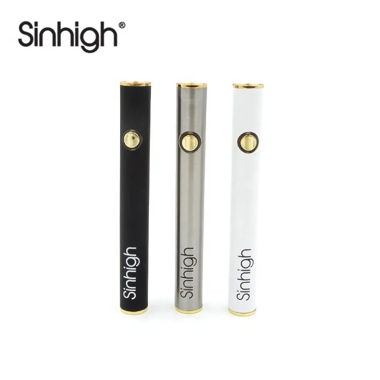 
320mah Portable Battery Cbd Cartridge Vape Pen Battery With Bottom Charging Port 