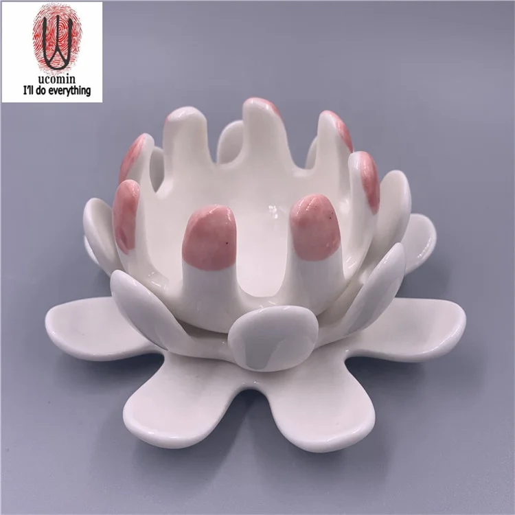 
BUY 2 GET 1 FREE Original New Amazon wedding table produced in Dehua ceramic flower candle 