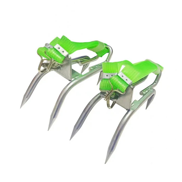 factory price tree climbing harness equipment iron shoes brand pruning tree climber spikes