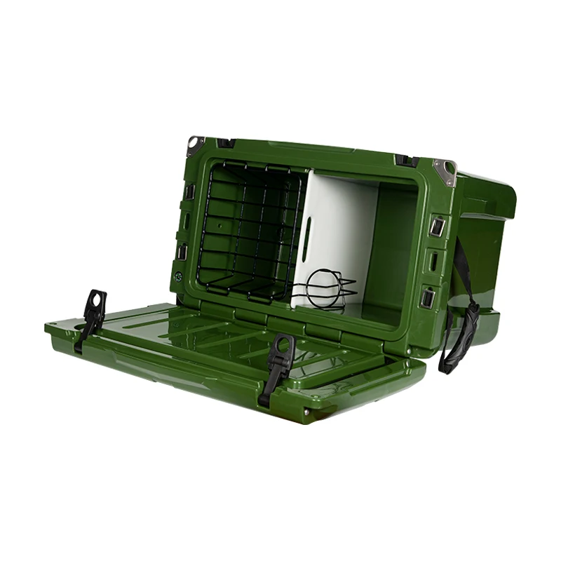 KUER 45L marine seafood display ice box thermo cooler for outdoor travel