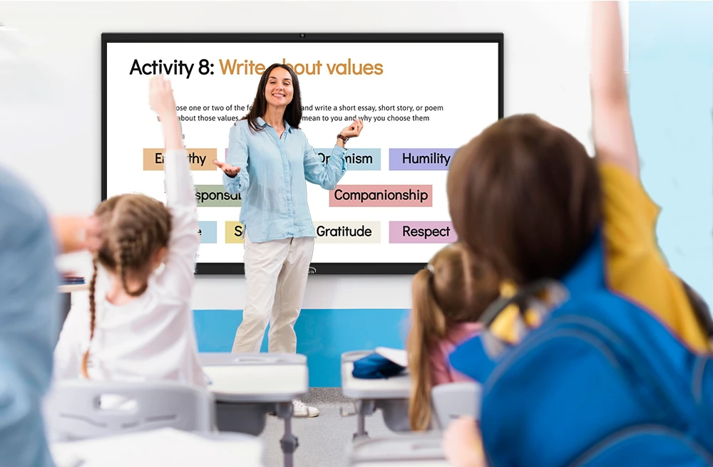MultiTouch Smart Flat Panels 65/75/86/100 Inch Interactive Displays for Teaching and Collaboration interactive smart whiteboard