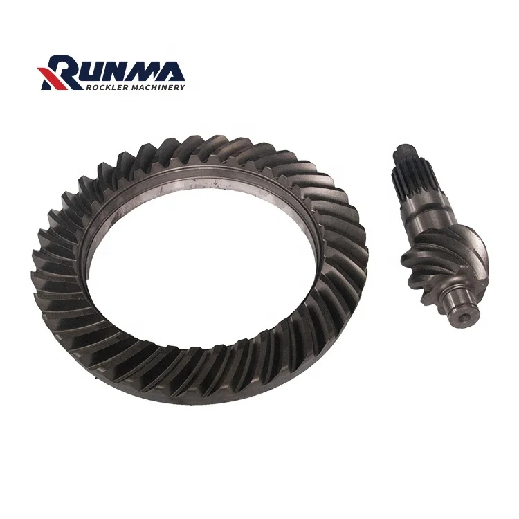 RUNMA 81807A00000000-52 construction machinery manufacture high quality differential spiral bevel gear for loader