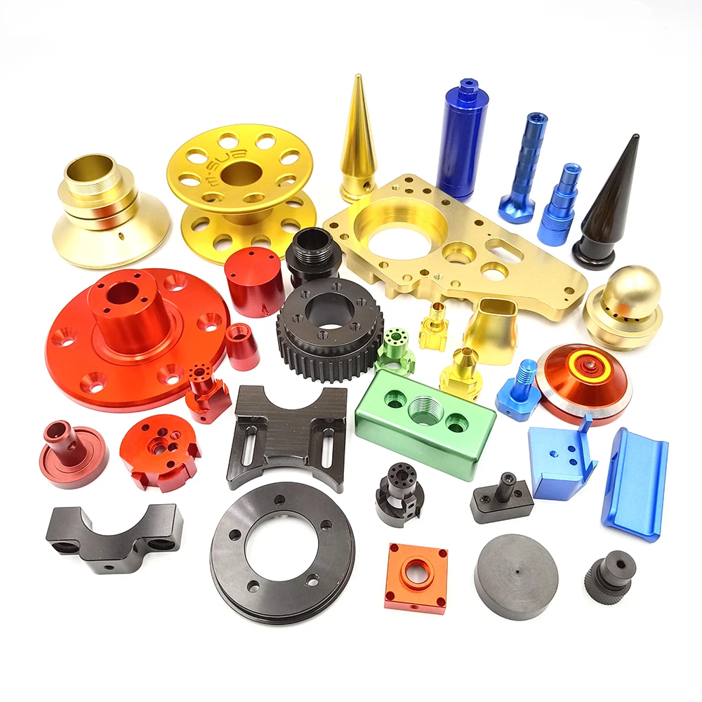Высокоточный OEM-сервис по изготовлению на заказ для фрезерного токарного станка CNC 7075 6061 анодированные алюминиевые