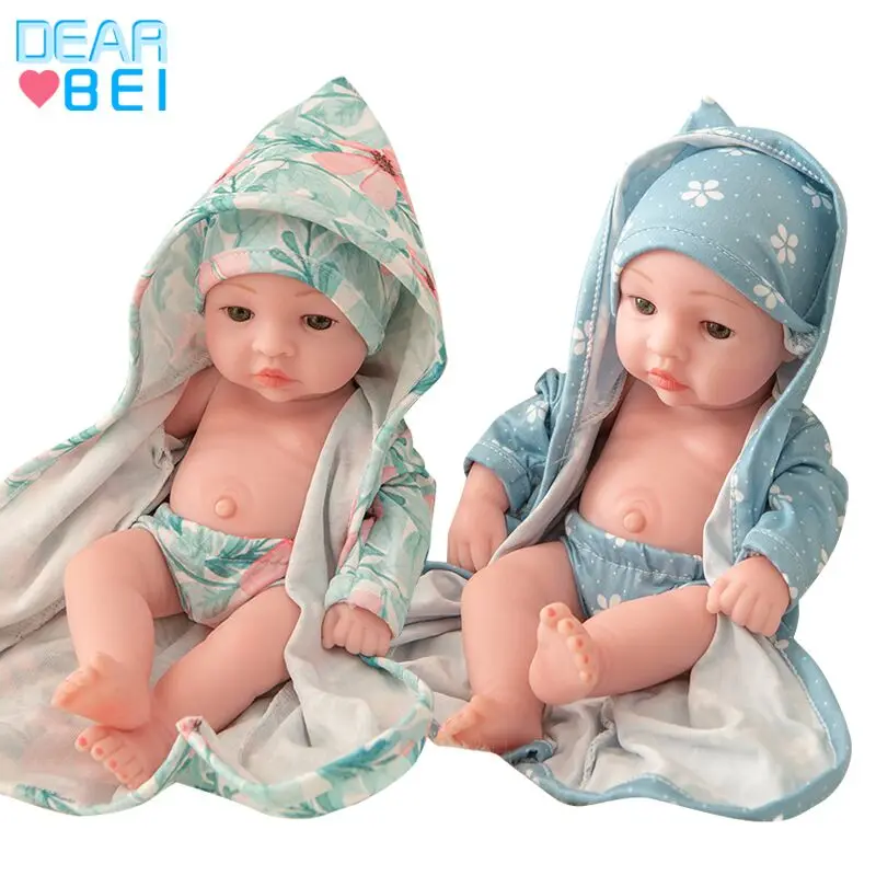 10 Inch Baby  Reborn Doll Toys,Wholesale Custom Factory Direct Sales Bear-Resistant Plastic Reborn Doll