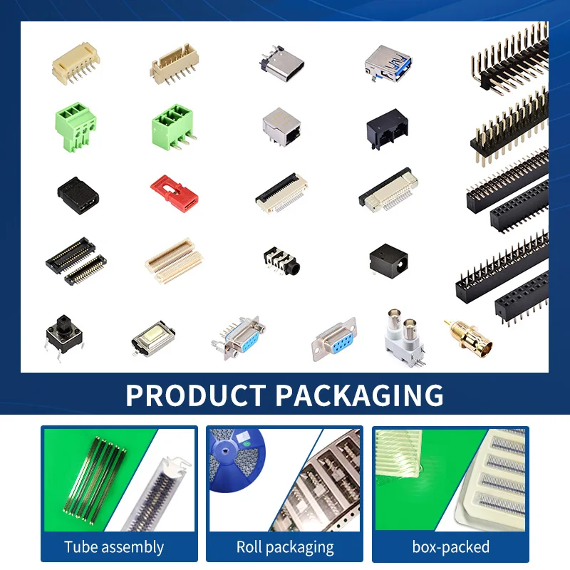 DC057 DC Socket 5 PINS DIP 2.1mm Hole 0.5mm PIN Female DC power jack Connector