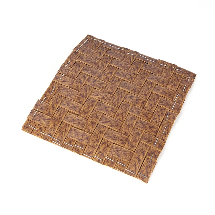 Wall and Ceiling Weaving Panel Sheets Synthetic Woven Straw Mat