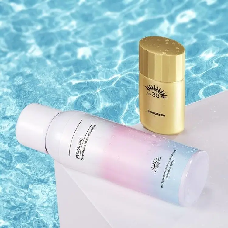 UVA sunscreen private label spray anti-UV, waterproof anti-sweat and non-greasy sunprise distributor sunscreen