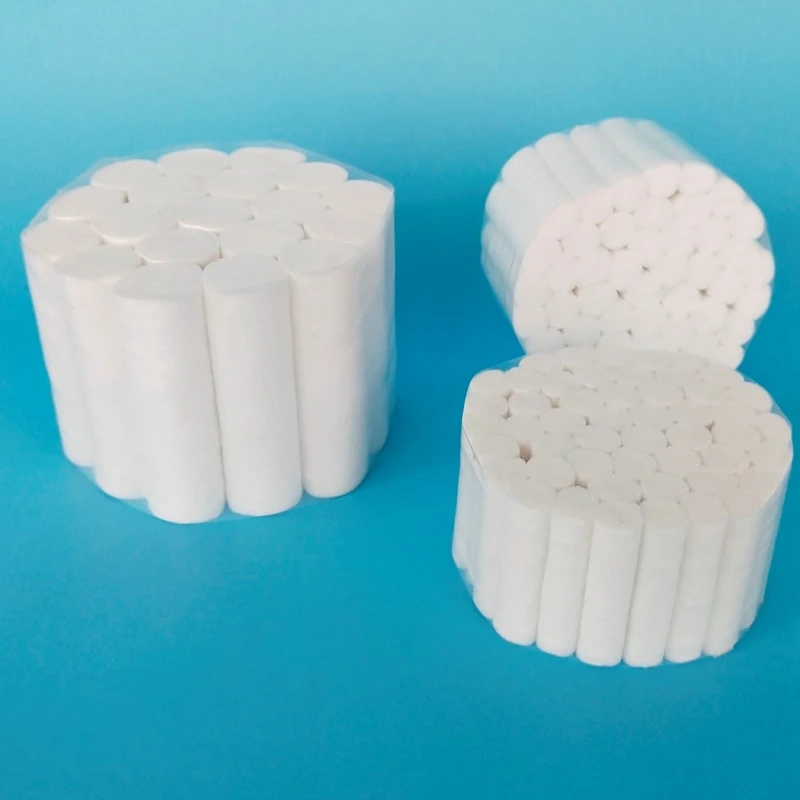 Wholesale price non-sterile comfortable premium 100% pure cotton dental cotton roll for dental hospital