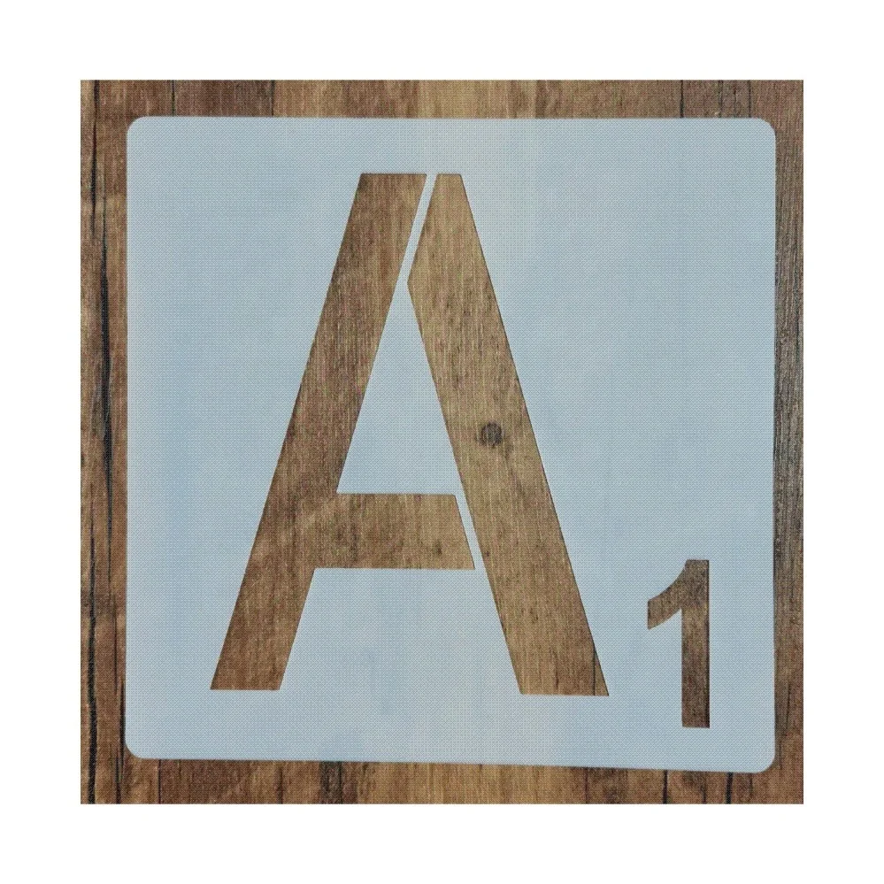 Custom children drawing stencil set 0.25 Thickness large PET material alphabet stencil