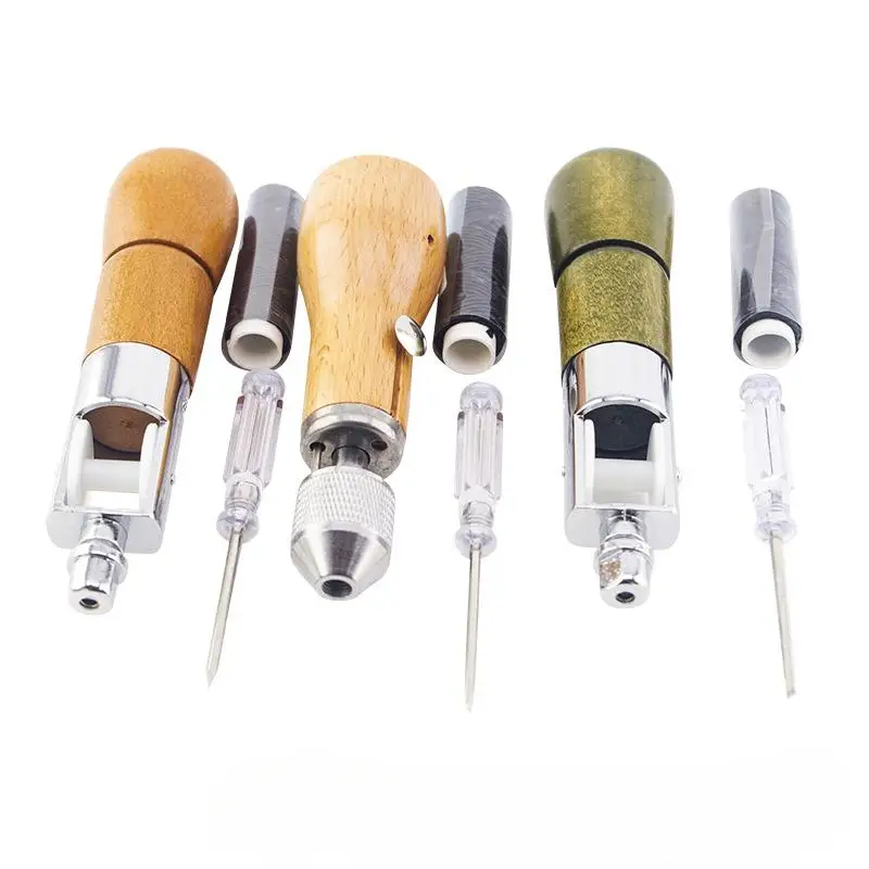 Leather Hand Sewing Machine Thread Wax Thread Handmade Leather DIY Leather Art Tools Hand Seamer