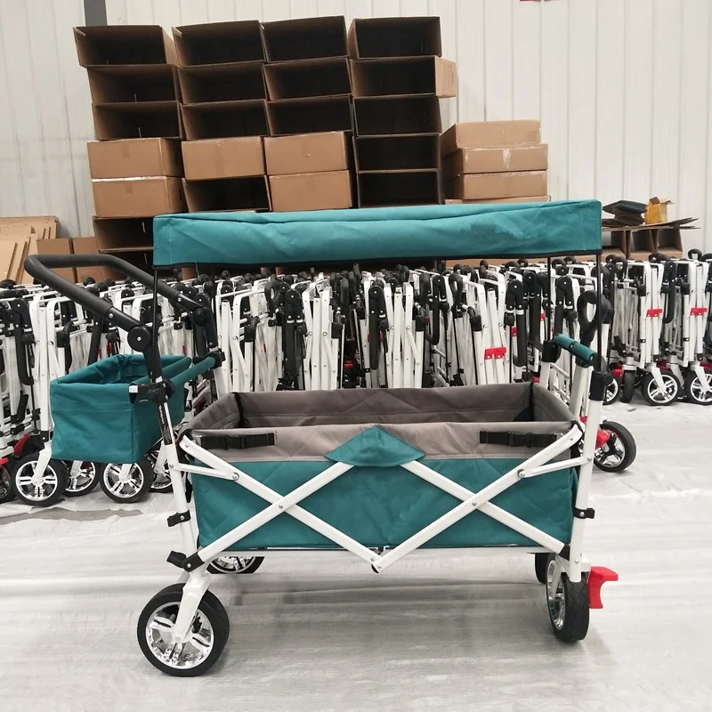 
China OEM Custom Outdoor Off-Road Luxury Baby Pram Lightweight Baby Carrier Foldable Wagon 