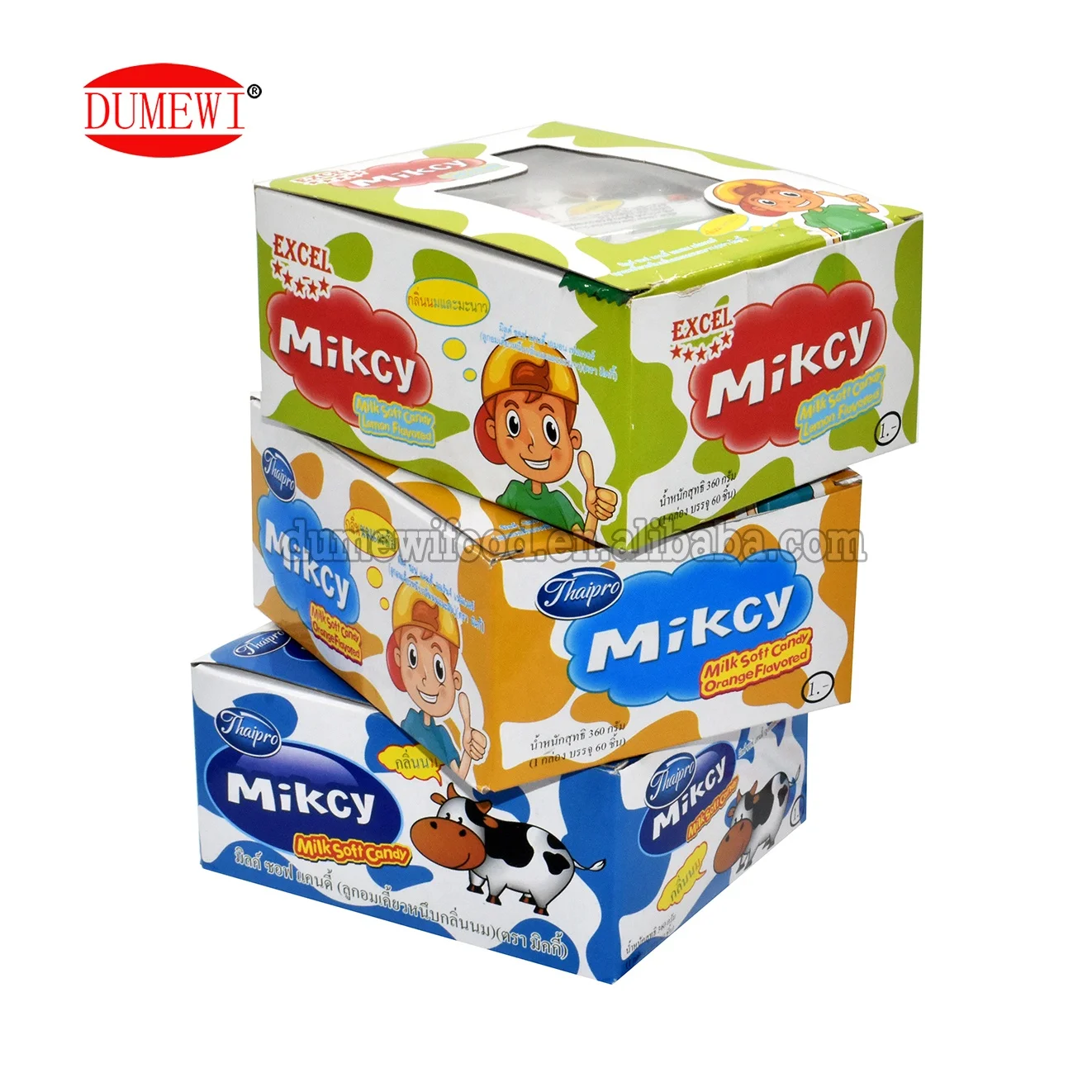 Coconut Flavor Soft Milk Wrapped Sweet Candy Craramel