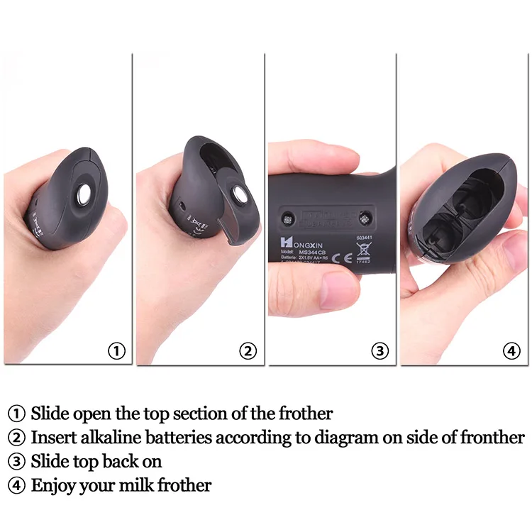 Milk Frother Handheld Foamer Coffee Maker Egg Beater Chocolate/Cappuccino Stirrer Mini Portable Blender Kitchen Whisk