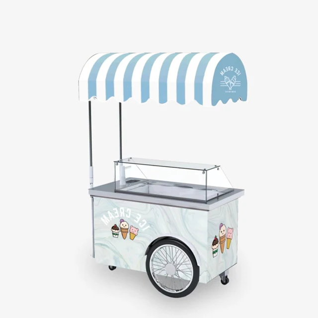 Высококачественная тележка для мороженого Prosky Gelato велосипед машина