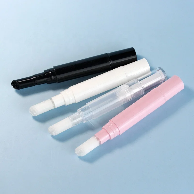 3ml 5ml Nail Twist Pens Empty Lip Gloss Tubes with Silicone Head Cuticle Oil Pen Cosmetic Container